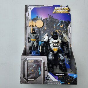 NEW DC Comics Metal Force Batman Action Figure 6" Toy Armor Suit Superhero Inclu